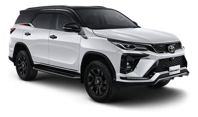 Toyota Fortuner Black + Platinum White Pearl (Two Tone)