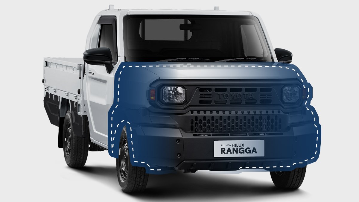 Hilux Rangga — Aman dengan Kap Mesin