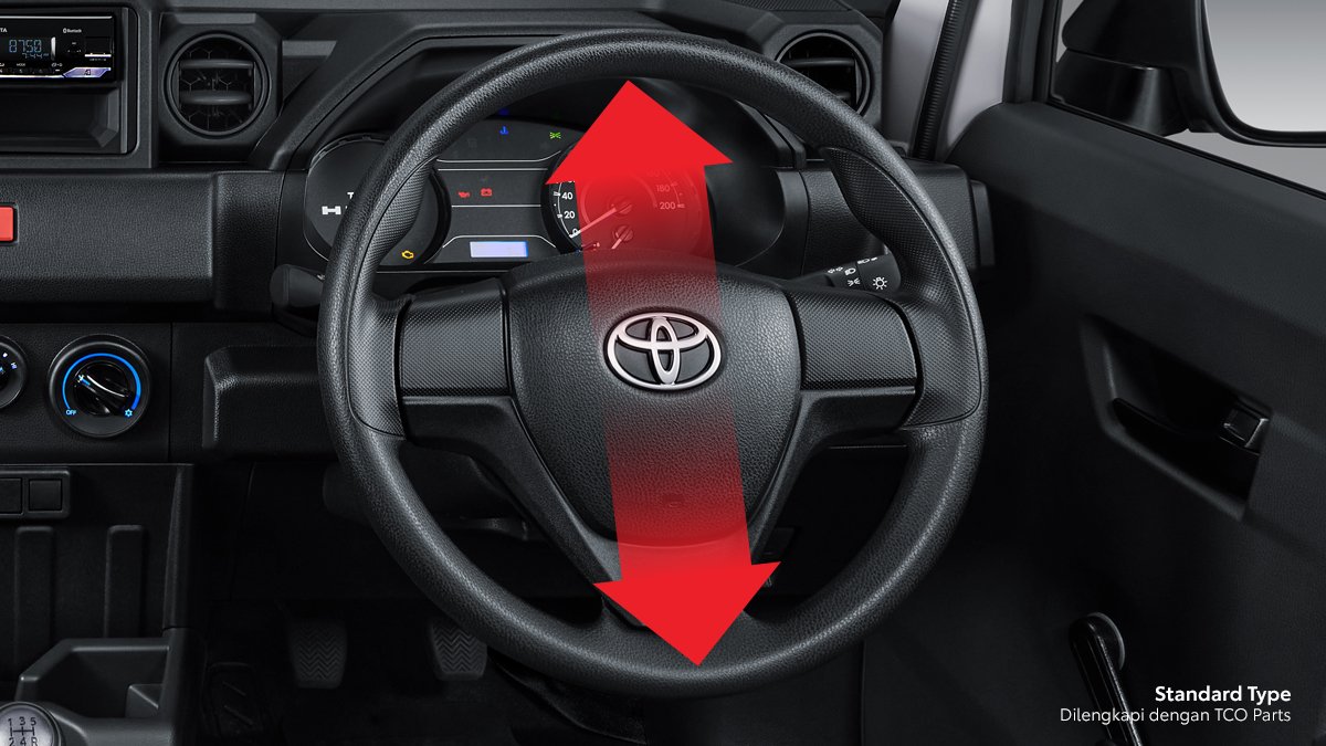 Hilux Rangga — Comfortable Steering with Tilt Adjustment