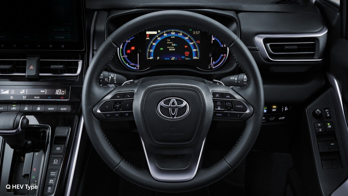Innova Zenix — Steering Wheel with Paddle Shift