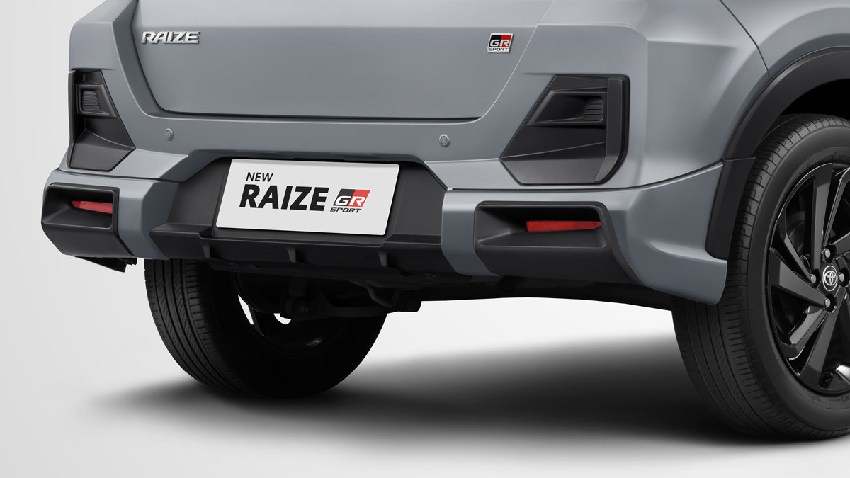 Raize — Tampilan Belakang