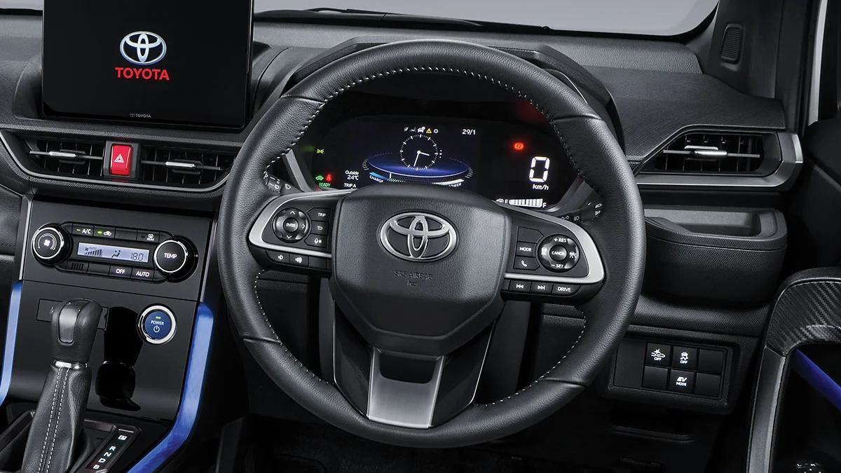 Veloz Hybrid — Leather Tilt and Telescopic Steering with Audio Drive Mode Switch