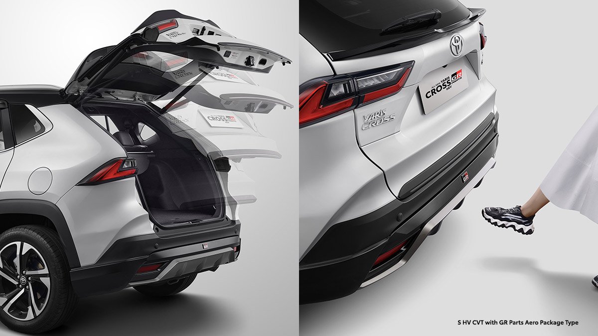 Yaris Cross — Seamless Electric Power Back Door with Kick Sensor